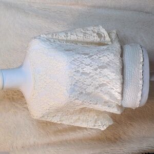 NWT LACE Stretch Boho Lace Festival Top